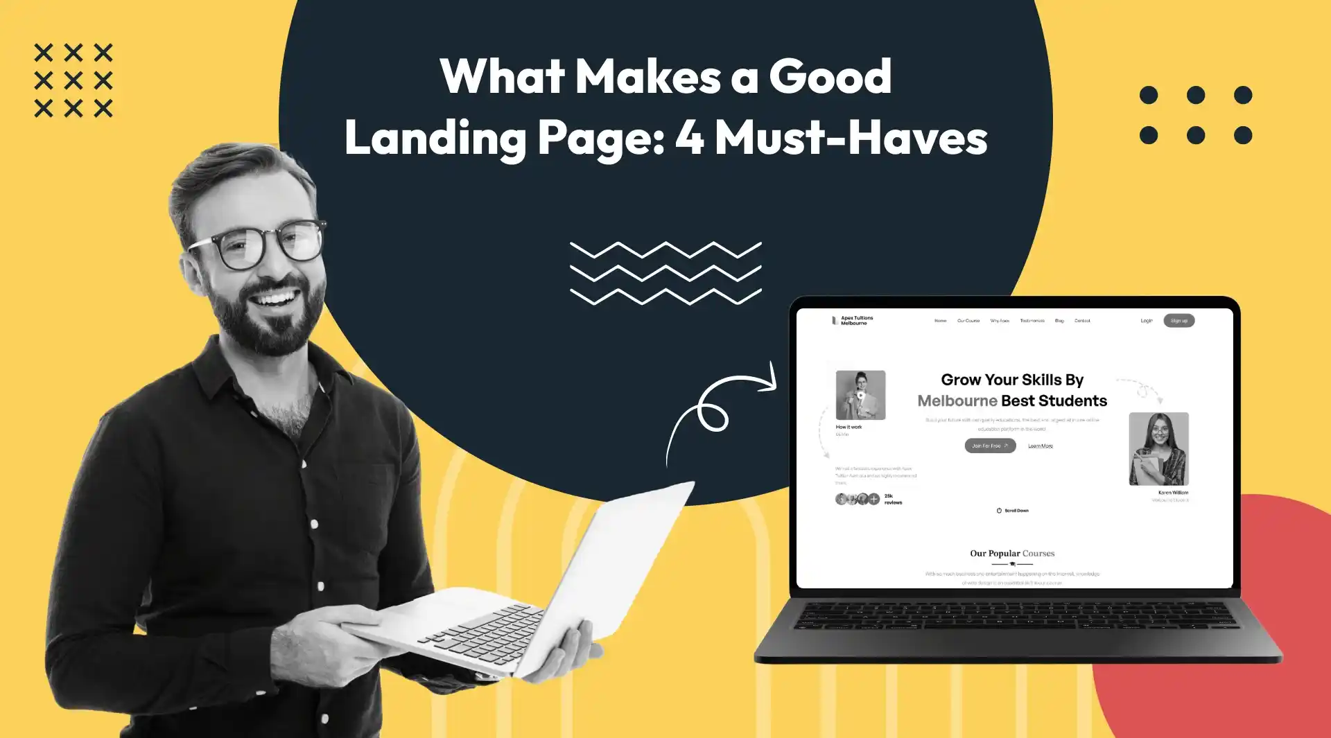 What makes good landing page
